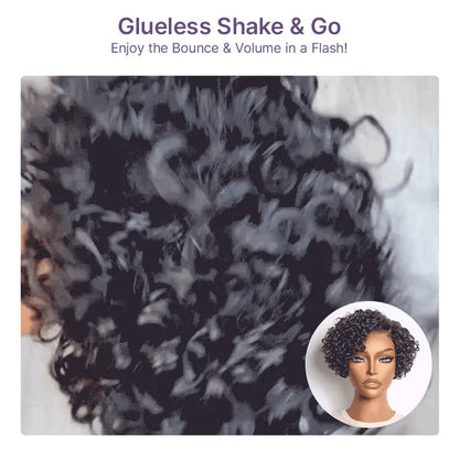 ✨Mature Bouncy Curl C-Part Glueless HD Lace Wig