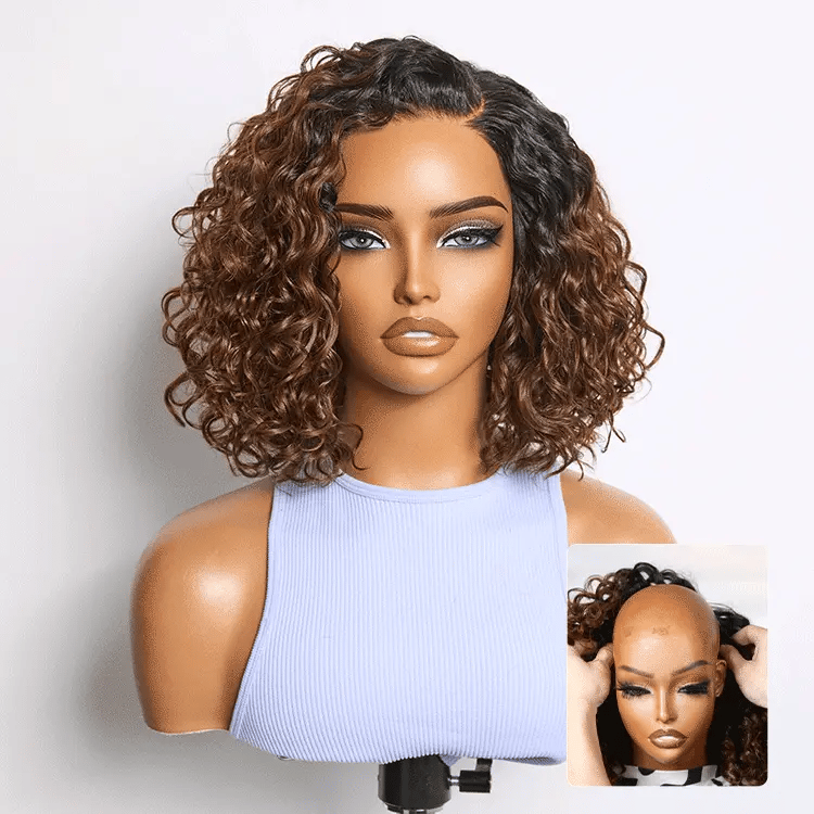 🔥50% OFF Today Only — Ready-to-Wear Glueless Curly Bob Wig for an Instant Everyday Glam Look!✨