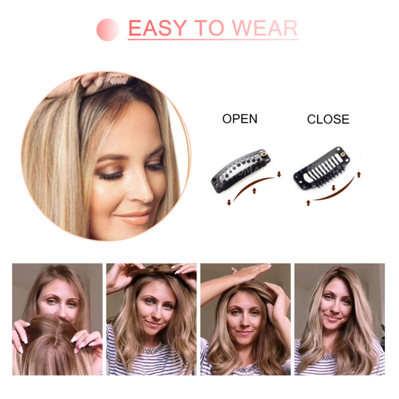 ✨Lightweight Human Hair Topper for Thinning Hair 💁‍♀️ Instantly Fuller, 🌿Natural-Looking Volume Without Heavy Wigs — 🔥40% OFF Today Only!