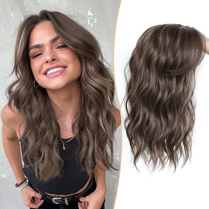 ✨Lightweight Human Hair Topper for Thinning Hair 💁‍♀️ Instantly Fuller, 🌿Natural-Looking Volume Without Heavy Wigs — 🔥40% OFF Today Only!