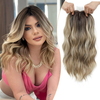 ✨Lightweight Human Hair Topper for Thinning Hair 💁‍♀️ Instantly Fuller, 🌿Natural-Looking Volume Without Heavy Wigs — 🔥40% OFF Today Only!