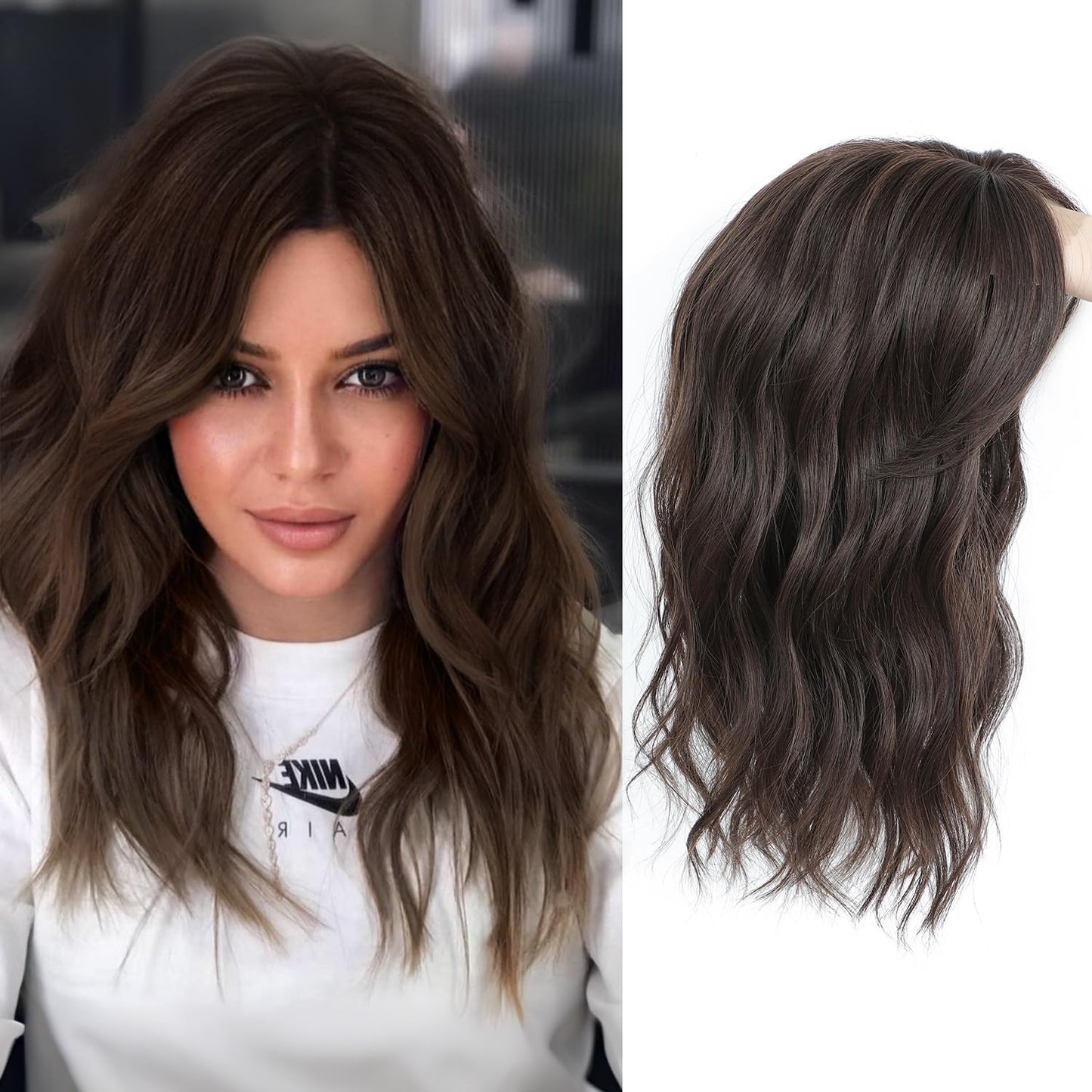 ✨Lightweight Human Hair Topper for Thinning Hair 💁‍♀️ Instantly Fuller, 🌿Natural-Looking Volume Without Heavy Wigs — 🔥40% OFF Today Only!