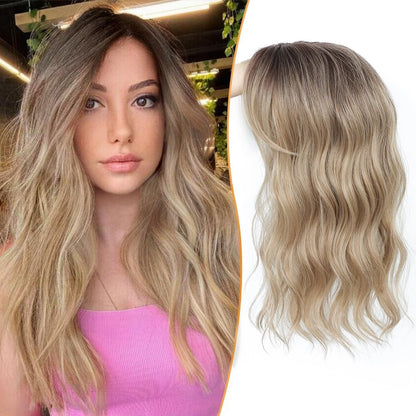 ✨Lightweight Human Hair Topper for Thinning Hair 💁‍♀️ Instantly Fuller, 🌿Natural-Looking Volume Without Heavy Wigs — 🔥40% OFF Today Only!