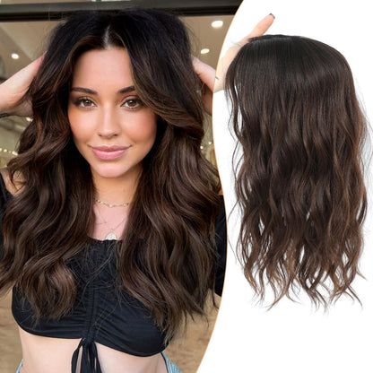 ✨Lightweight Human Hair Topper for Thinning Hair 💁‍♀️ Instantly Fuller, 🌿Natural-Looking Volume Without Heavy Wigs — 🔥40% OFF Today Only!
