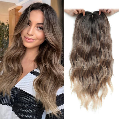 ✨Lightweight Human Hair Topper for Thinning Hair 💁‍♀️ Instantly Fuller, 🌿Natural-Looking Volume Without Heavy Wigs — 🔥40% OFF Today Only!