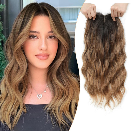 ✨Lightweight Human Hair Topper for Thinning Hair 💁‍♀️ Instantly Fuller, 🌿Natural-Looking Volume Without Heavy Wigs — 🔥40% OFF Today Only!