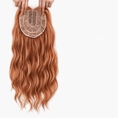 ✨Lightweight Human Hair Topper for Thinning Hair 💁‍♀️ Instantly Fuller, 🌿Natural-Looking Volume Without Heavy Wigs — 🔥40% OFF Today Only!